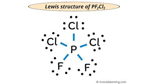lewis structure of pf2cl3|PF2Cl3 Lewis structure .